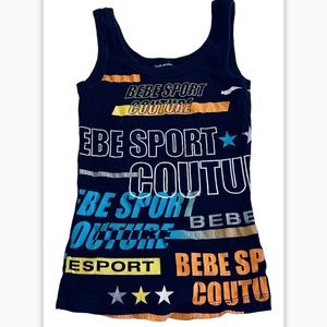 Bebe sport tank Top vintage size M